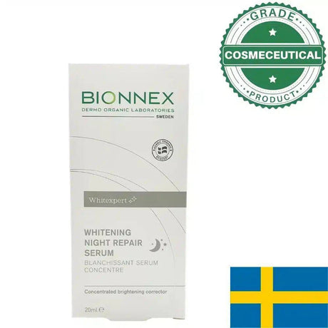 BIONNEX WHITENING NIGHT REPAIR SERUM 20ml - dermatologists.pk