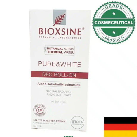 BIOXSINE PURE AND WHITE DEO ROLL-ON 50ml - dermatologists.pk