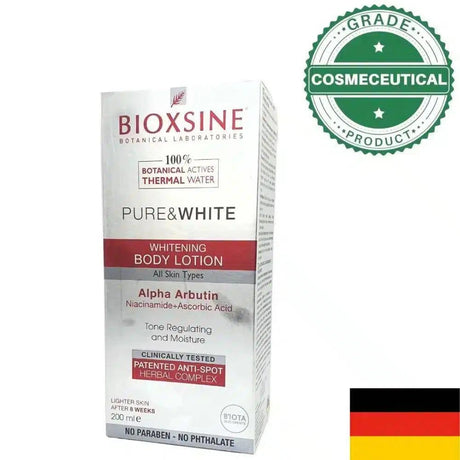 BIOXSINE PURE AND WHITNING BODY LOTION 200ml - dermatologists.pk