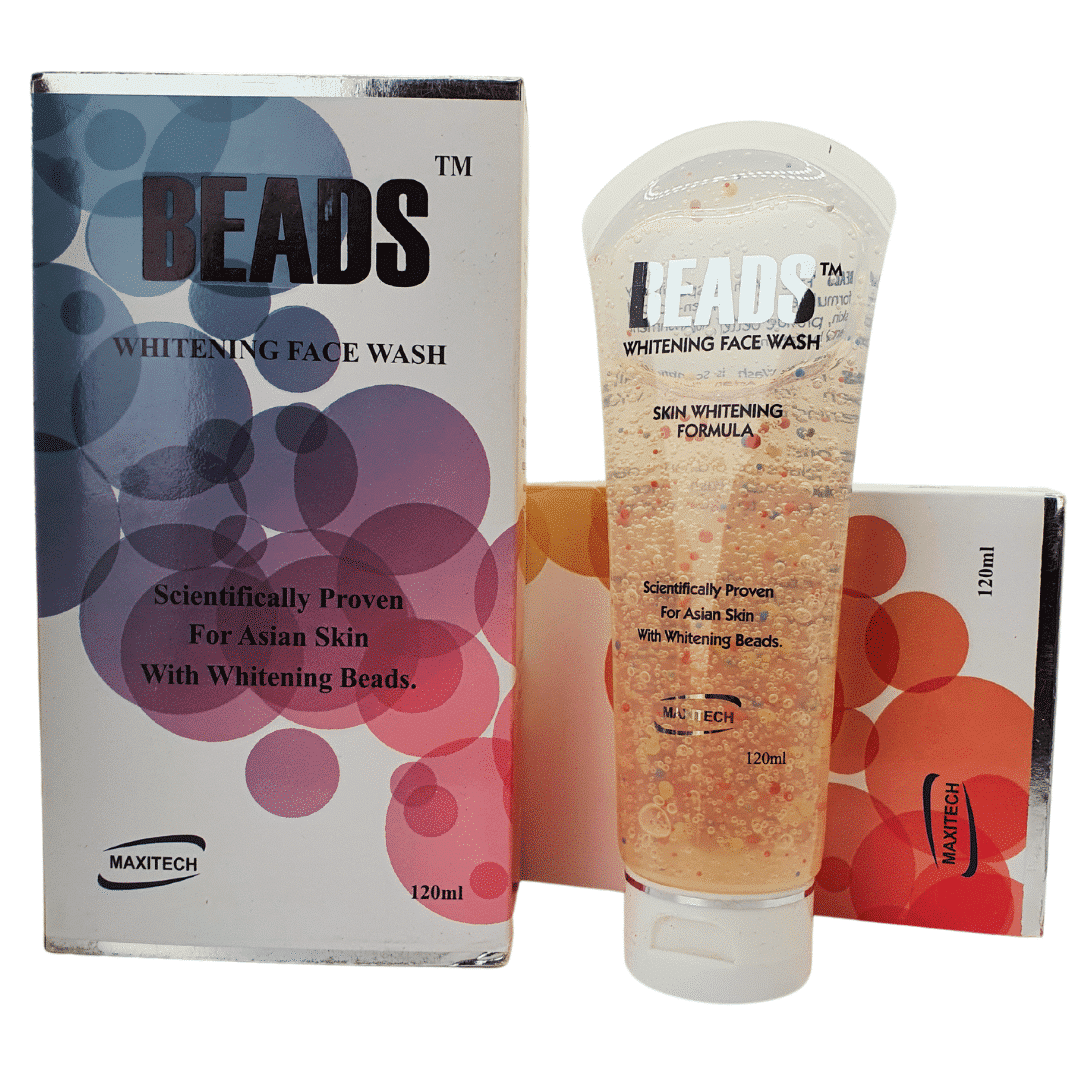 Beads Whitening face wash WHITENING FACE WASH WITH BEADS OF KOJIC ACID,M.A.P, VIT C & VIT E