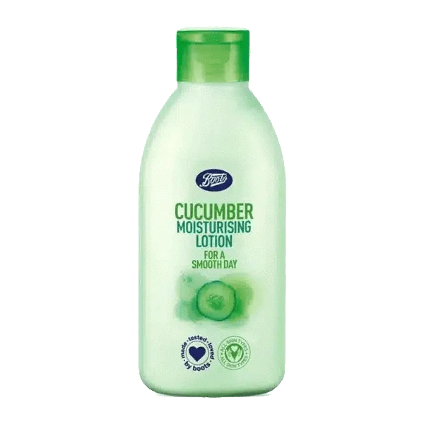 BOOTS CUCUMBER HYDRATING LOTION FOR SMOOTH SKIN 150ml - dermatologists.pk