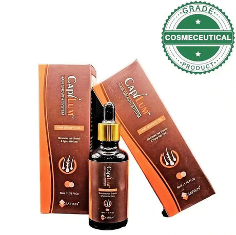 CAPILUM HAIR GROWTH OIL STIMULATES HAIR GROWTH AND FIGHTS HAIR LOSS 50ml