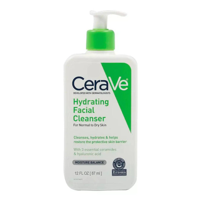 CERAVE HYDRATING CLEANSER NORMAL TO DRY SKIN 237ml - dermatologists.pk