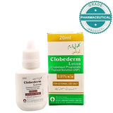 CLOBEDERM LOTION (CLOBETASOL PROPIONATE TOPICAL SOLUTION USP) 20ml - dermatologists.pk