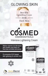 COSMED INTENSIVE LIGHTNING CREAM DARK SPOT REDUCER Q 10 RETINOL CREAM 10M - dermatologists.pk