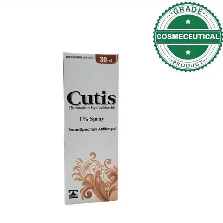 CUTIS 1% SPRAY (TERBINAFINE HYDROCHLORIDE) 30ml - dermatologists.pk