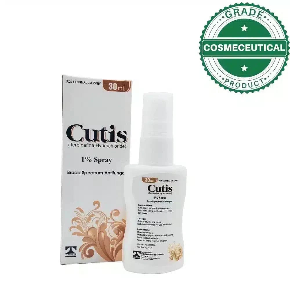 CUTIS 1% SPRAY (TERBINAFINE HYDROCHLORIDE) 30ml