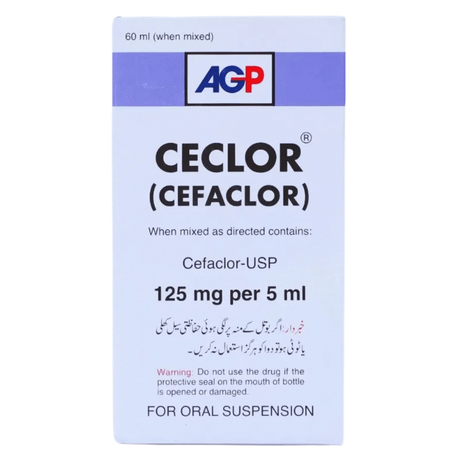 Ceclor 60Ml Suspension 125Mg/5Ml