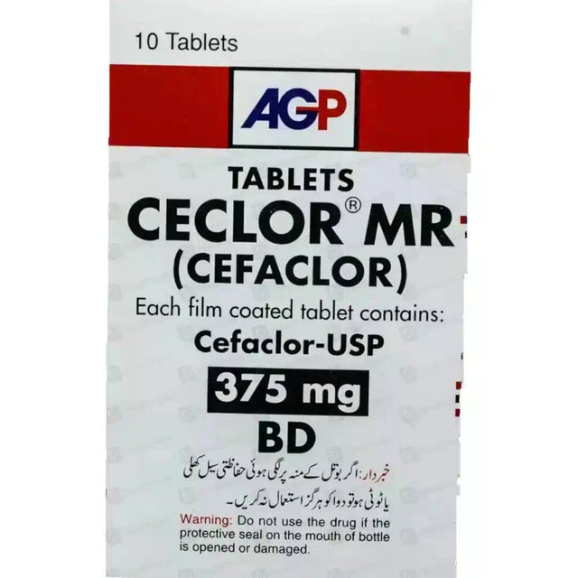 Ceclor Mr Tablets 375Mg