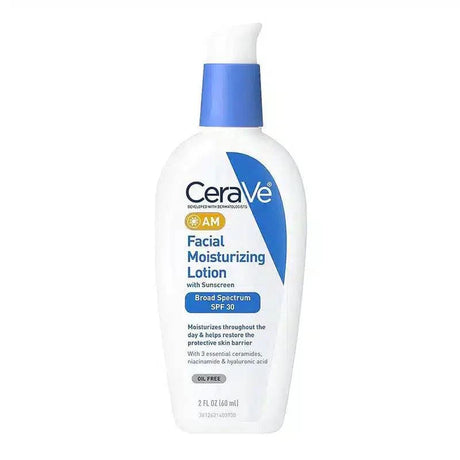 CERAVE AM FACIAL LOTION SPF 30 OIL FREE 60ml - dermatologists.pk