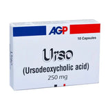 Urso Capsules 250mg (10 Capsules) - Gallstones Treatment - Derma.pk