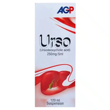 Urso Suspension 120ml (250mg/5ml) - Gallstones & Liver Health - Derma.pk