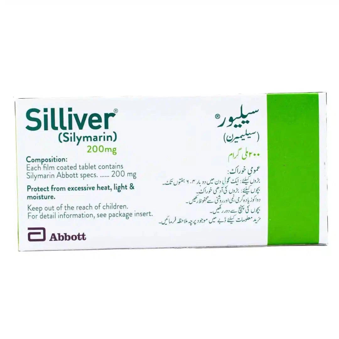 Silliver Tablets 200mg (30 Tablets) - Liver Support