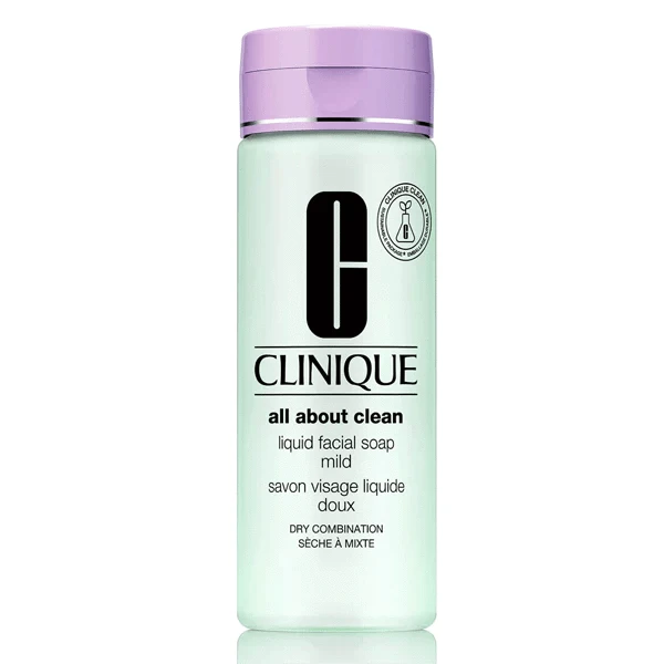 CLINIQUE LIQUID FACIAL SOAP 200ML FOR COMBINATION TO OILY SKIN