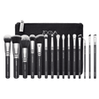 ZOGVA BRANDED 15pes BRUSH SET BLACK