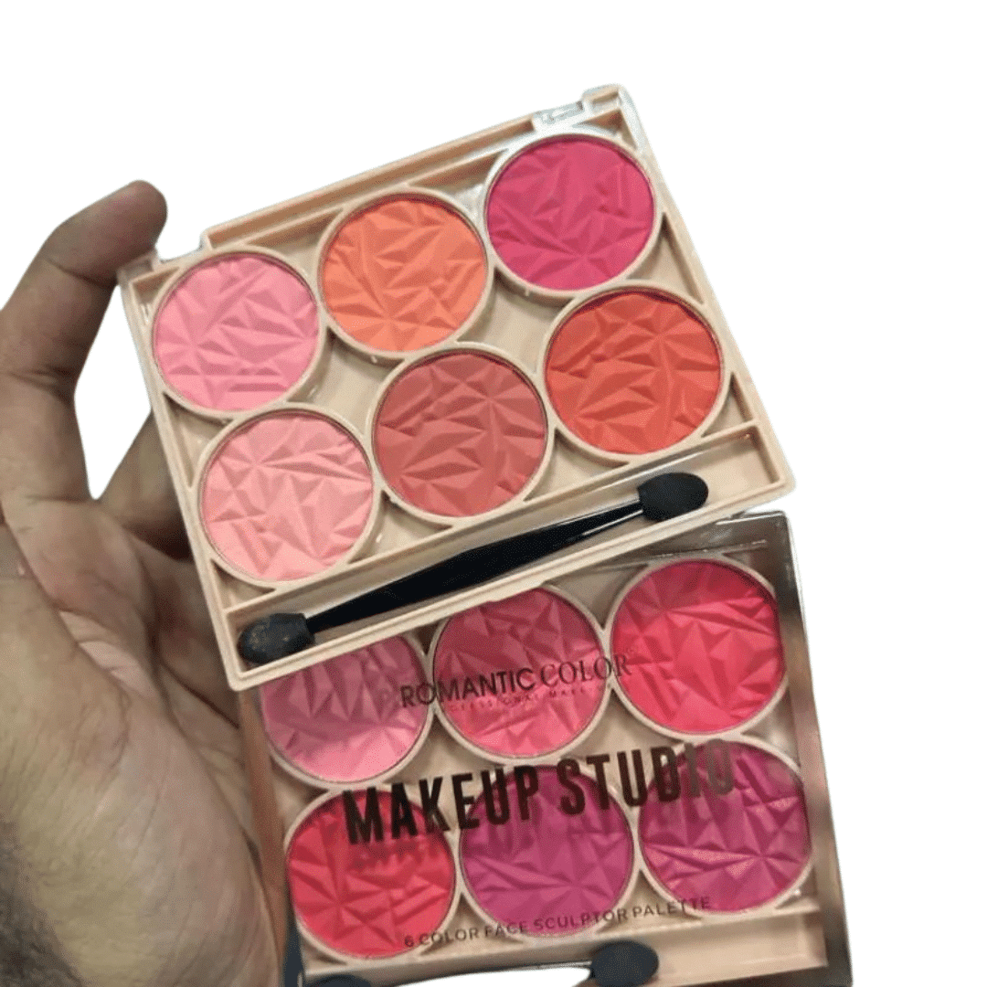 ROMANTIC COLOR CONTOUR PALETTE 6 COLOR