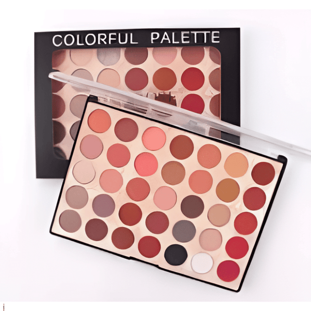 MISS ROSE 35-COLOR EYESHADOW PALLETE WITH HIGH GLOSS AND MATTE FINISHES (081MT)