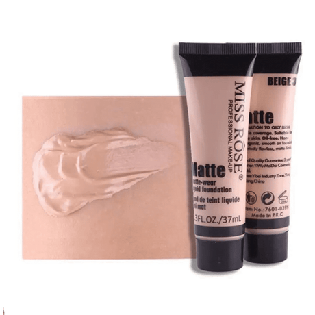 MISS ROSE MATTE WEAR LIQUID FOUNDATION IN BEIGE 3 - 37ml