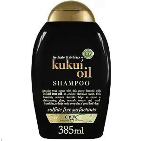 SMOOTH & HYDRATED: OGX KUKUI OIL SHAMPOO 385ml