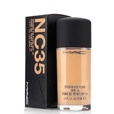 MAC STUDIO FIX FLUID FOUNDTION IN SHADE NC35 - 30ml WITH SPF15