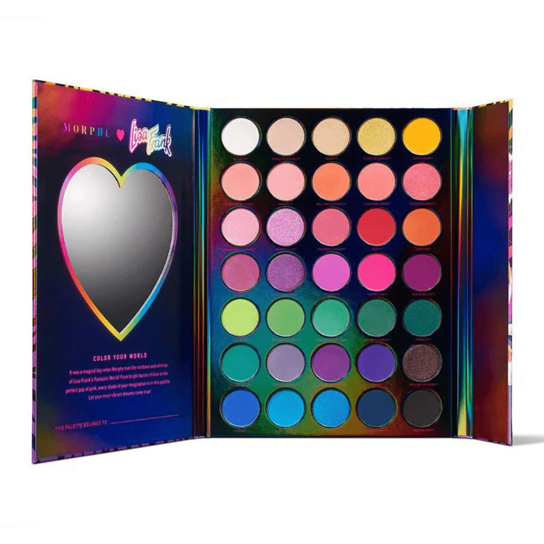 LISA FRANK INSPIRED 35B EYESHADOW PALETTE BY MORPHE