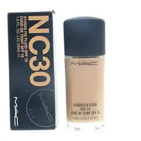 MAC STUDIO FIX FLUID FOUNDATION SPF15 SHADE NC30 