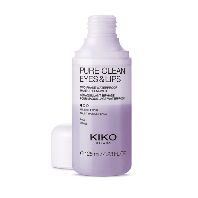 KIKO MILANO PURE CLEAN EYES & LIPS MAKEUP REMOVER