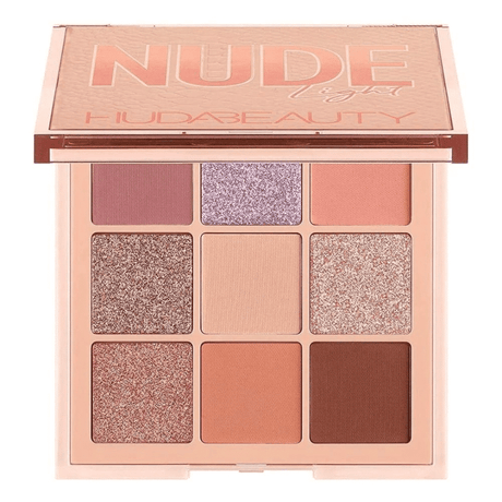 HUDA BEAUTY MINI EYESHADOW PALLETE IN MEDIUM NUDE SHADES