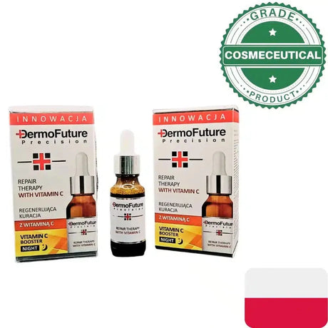 DERMOFUTURE VITAMIN C BOOSTER SERUM REPAIR THERAPY 20ml - dermatologists.pk