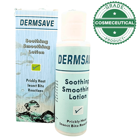 DERMSAVE PRICKLY HEAT INSECT BITE REACTIONS | SOOTHING SMOOTHING LOTION 100ml - dermatologists.pk