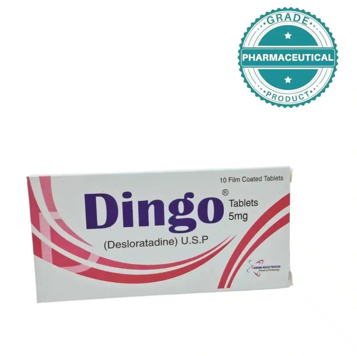 DINGO TABLETS (DESLORATADINE) 5mg - dermatologists.pk