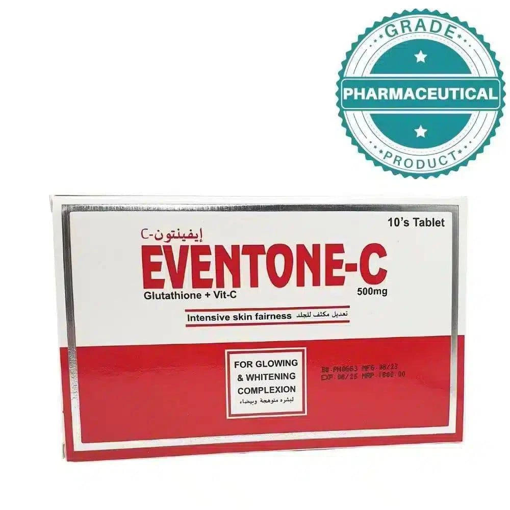 EVENTONE-C INTENSIVE SKIN FAIRNESS 500mg PACK OF 10 TABLETS - dermatologists.pk