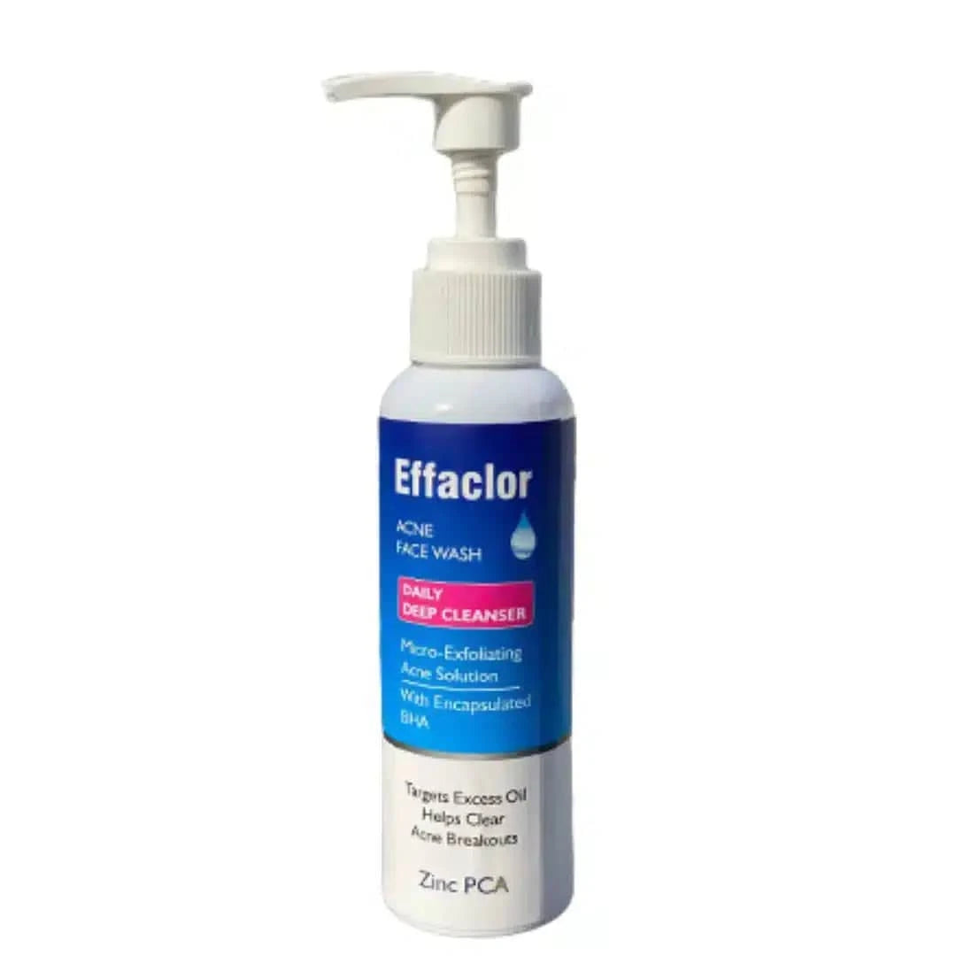 Effaclor acne faec wash zinc pca