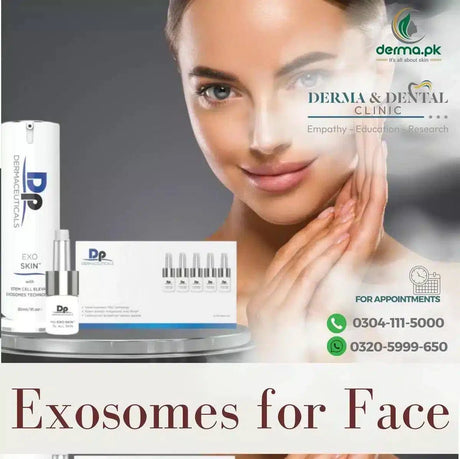 Exosome Therapy for Facial Rejuvenation: Science-Based Solutions at Derma & Dental Clinic - dermatologists.pk