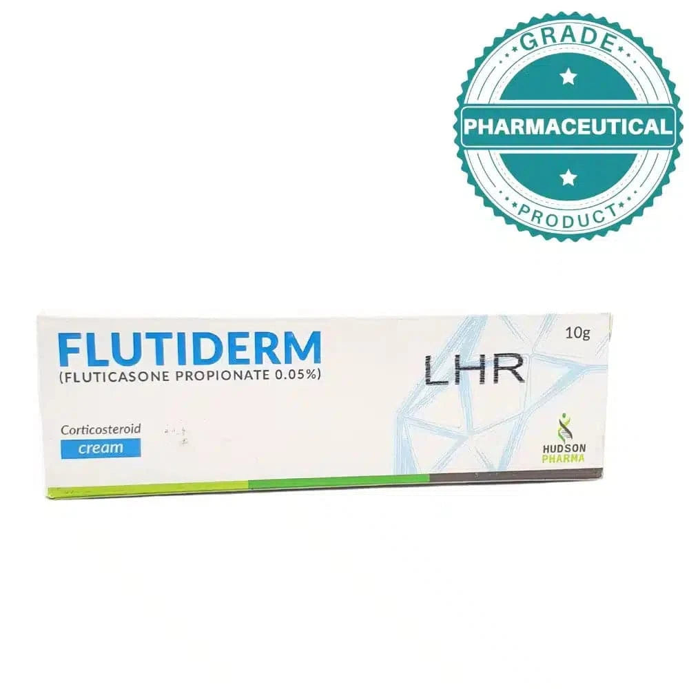 FLUTIDERM CORTICOSTEROID CREAM 20g - dermatologists.pk