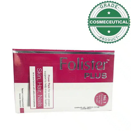 FOLISTER PLUS 30 TABLETS FORMULA FOR SKIN, HAIR, AND NAILS - dermatologists.pk