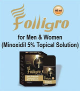 FOLLIGRO HAIR REGROWTH TREATMENT FOR MEN AND WOMEN 60ml - dermatologists.pk