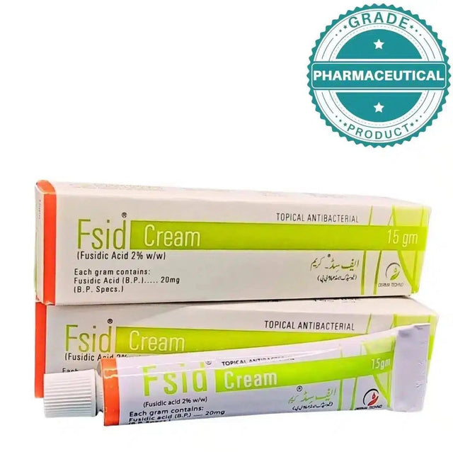 FSID CREAM TOPICAL ANTIBACTERIAL (FUSIDIC ACID 2% W/W) 15gm