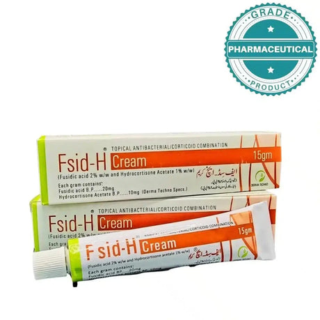 FSID-H CREAM TOPICAL, ANTIBACTERIAL/CORTICOID COMBINATION S15gm - dermatologists.pk