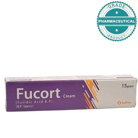 FUCORT CREAM (FUSIDIC ACID B.P, B.P SPECS) 15gram - dermatologists.pk