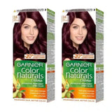 GARNIER COLOR NATURALS - 3.6 DEEP RED BROWN - dermatologists.pk