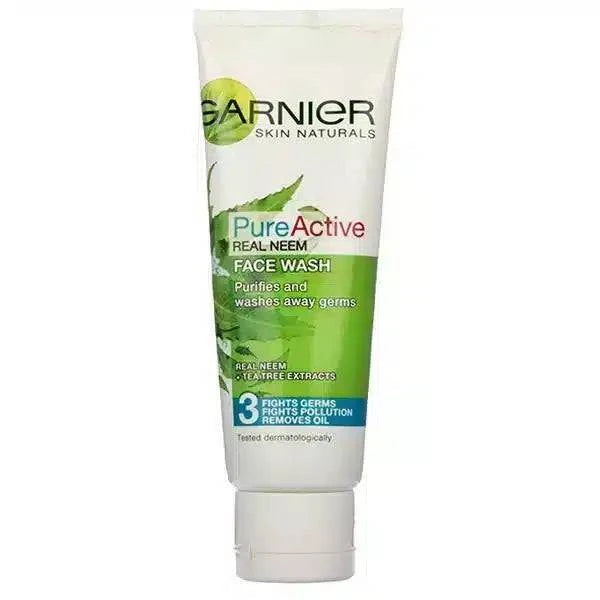 GARNIER SKIN ACTIVE NEEM PURIFYING FACE WASH 100ml - dermatologists.pk