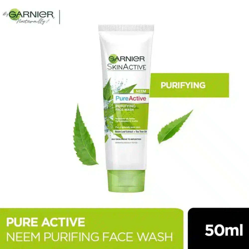 GARNIER SKIN ACTIVE NEEM PURIFYING FACE WASH 50ml