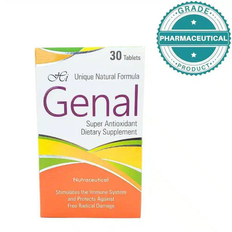 GENAL SUPER ANOXIDANT DIETARY SUPPLEMENTS 30 TABLETS - dermatologists.pk