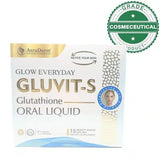 GLOW EVERYDAY GLUVIT-S GLUTATHAIONE ORAL LIQUID | 15 BEAUTY SHOT EACH 30ml - dermatologists.pk