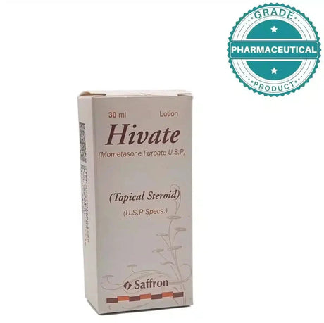 HIVATE LOTION TOPICAL STEROID (MOMETASONE FUROATE U.S.P) 30ml - dermatologists.pk