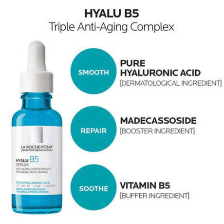 LA ROCHE POSAY HYALURONIC ACID B5 SERUM 30ml - dermatologists.pk