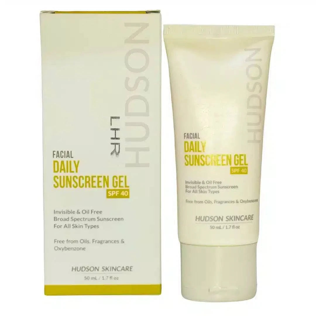 Hudson facial daily sunscreen gel spf 40