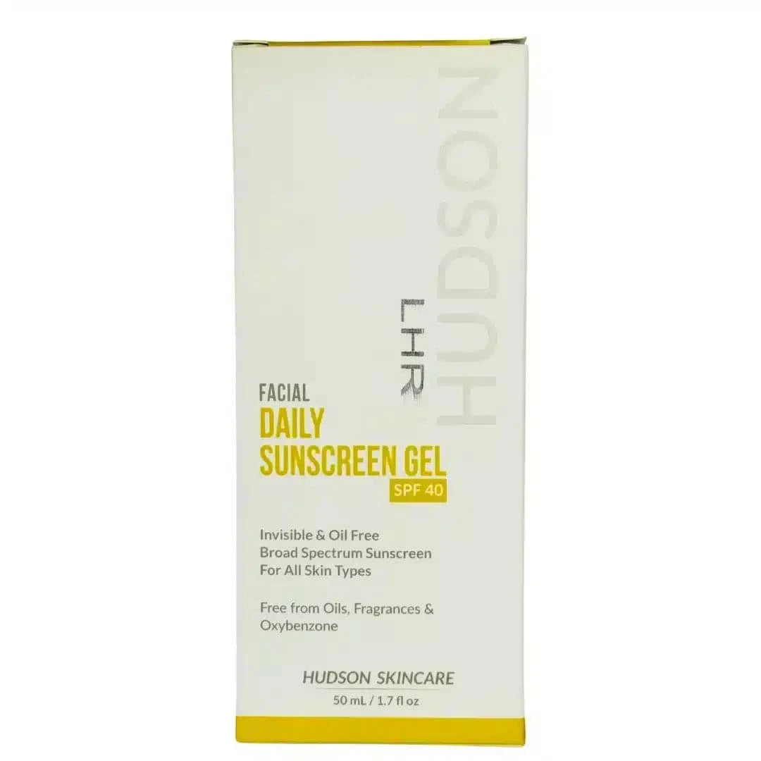 Hudson facial daily sunscreen gel spf 40