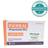 INDERAL TABLETS 10mg PACK OF 50 TABLETS - dermatologists.pk